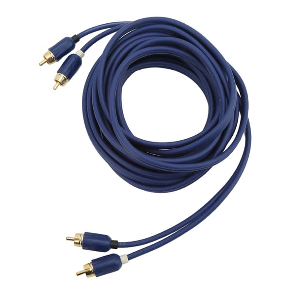 RCA Lydkabel 5m Blå Elastisk Ren Kobber Holdbart Bilforstærkerkabel