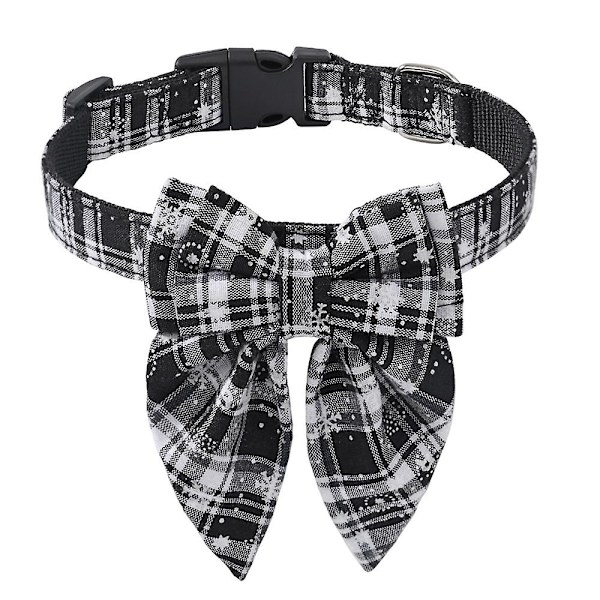 Julhundhalsband med rosett, fluga Hund Julhalsband Söt julklapp till