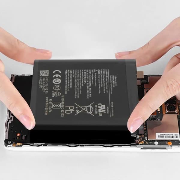 Internt batteri - Oneplus 7T Pro - 4085 mAh - Lithium Ion - Sort