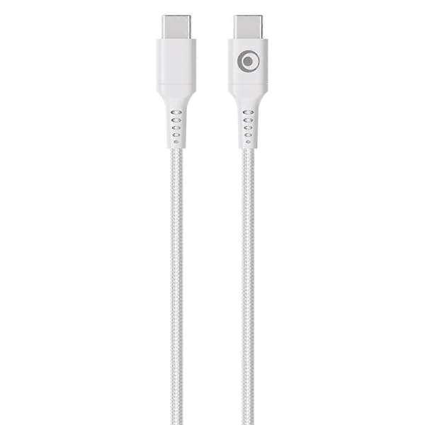 Opladerpakke 65W Power Delivery USB-C Oplader med 2m USB-C til USB-C Kabel, Hvid White