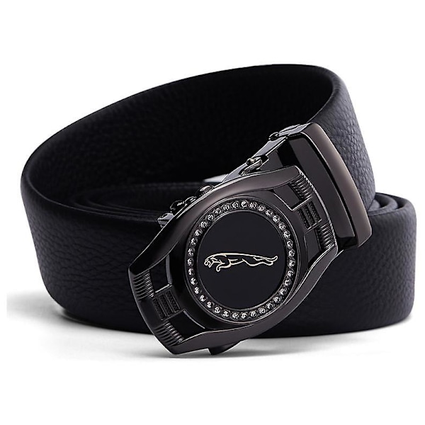Automatiskt bälte för män - Gunmetal 125cm black