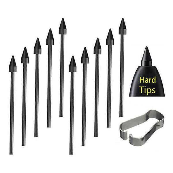 Til Stylus Nib S6 Nib S7 Refill N10 Udskiftelig S22 Nib N20 Universal Refill 10 Sorte Refiller + 2 C