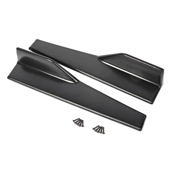 2 kpl Universaali Auton Sivupellit Rocker Splitters Winglet Diffuser Hiilikuitu Tekstuuri