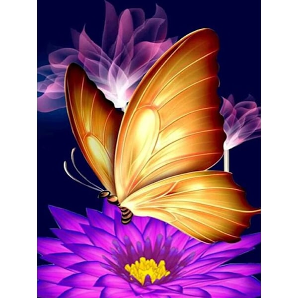 Animal Color Butterfly diamond painting (30x40cm) E