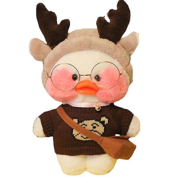 Little Yellow Duck Doll Plysjleketøy 30 cm Lala Fanfan Duck Plysjleke And Bursdagsgavegave #03