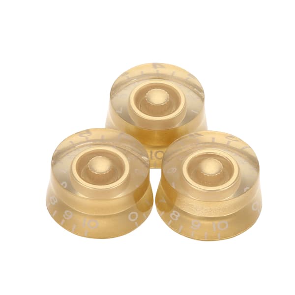 Les Paul Gitarr Ton Hastighet Volymkontroll Knoppar Guld 4st Ersättning