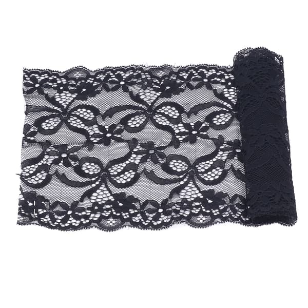 Blondebånd 19 cm bredt 10 meter elastisk elegant trygt enkelt klesstilbehør