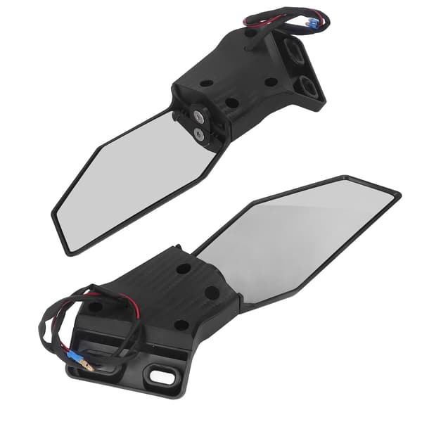 Ninja 400 650 Kolfiberstil LED Blinkers Sidobackspeglar