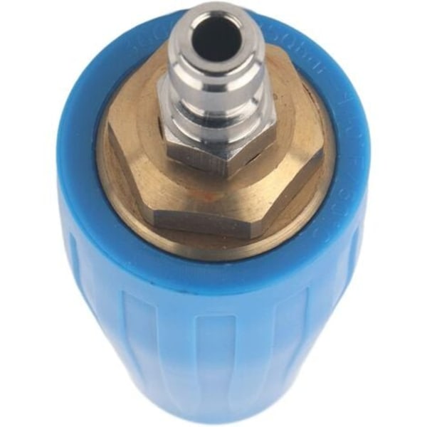 Högtryckstvätt turbo roterande munstycke 4.0GPM höghastighets 1/4" snabbkopplingsplugg 3600PSI / 250 BAR rengöringstillbehör 2.5