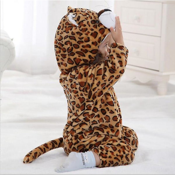 Baby dinosauruksen puku Lasten söpö huppari haalari Halloween Jaguar 3-6 Months