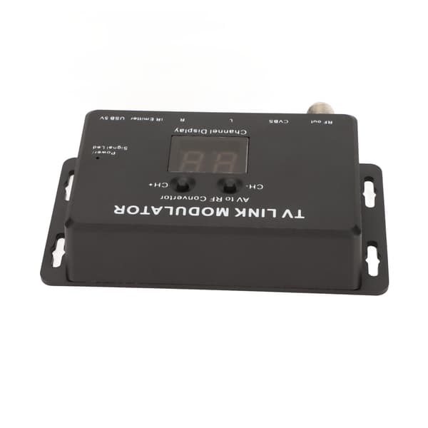 TV Link Modulator PAL NTSC Stabil Lille AV til RF Konverter IR Retur til Set Top Box DVD DVR