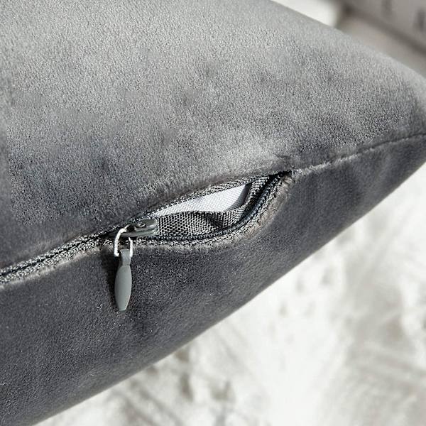 Set med 2 dekorativa kuddfodral i sammet Soffa Case Superslät Mjuk Bekväm dekoration Hem Vardagsrum Sovrum För Soffa 40x80cm Vatten G