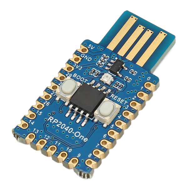 RP2040 Mikrokontrollerikehityskortti Tyyppi A 4MB Flash Raspberry Pi:lle