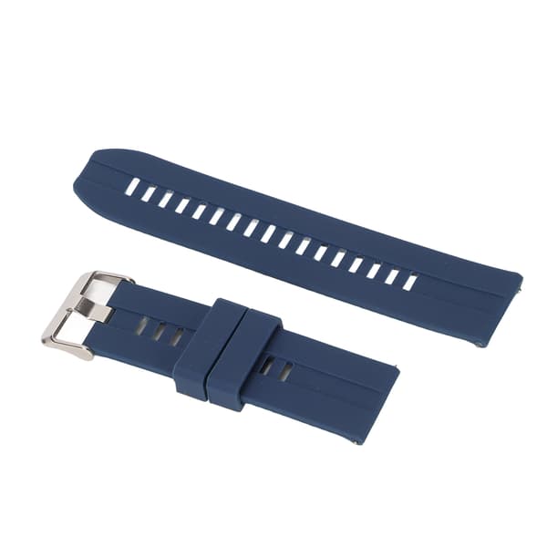22 mm Quick Release Silikone Urrem Kompatibel med Realme Watch 2 Blå