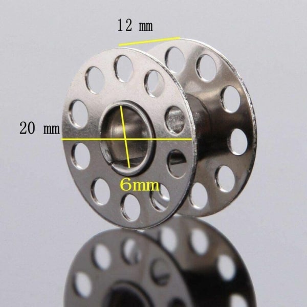 Husholdningsverktøy Symaskin undertråd undertråd metall undertråd (25 rutenett metall spole),