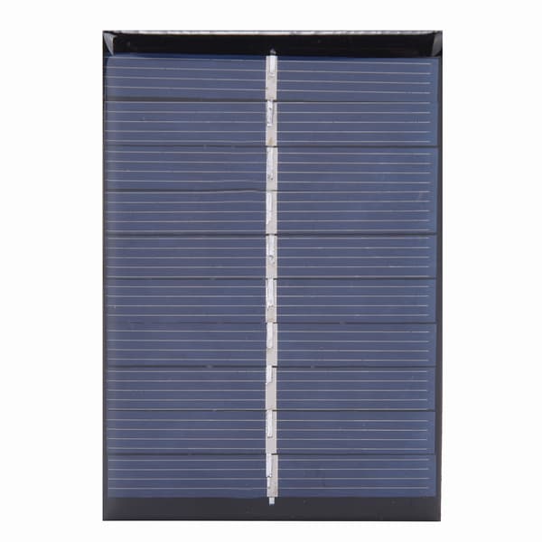 2 stk. 0,6W 5V Polysilisium Solcellepanel Lader Strømkort for Små Apparater 80x55mm