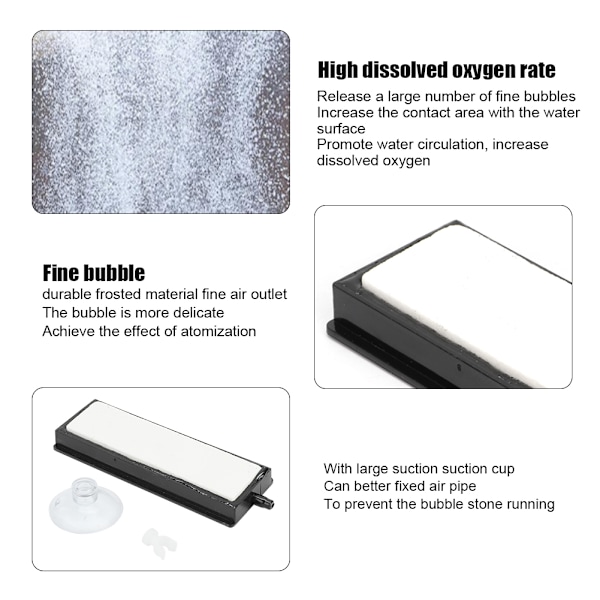 Akvarium Nano Luftsten Bar Syrepump Bubbel Diffuser
