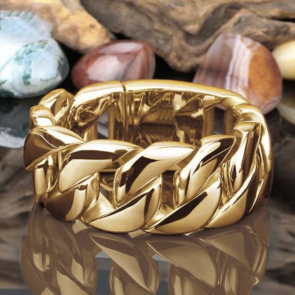 Trendy Gull Sølvfarge Kjede Ringer For Menn Kvinner Vintage Håndlagde Twisted Geometriske Finger Smykker Hip Hop Party Gaver Gold