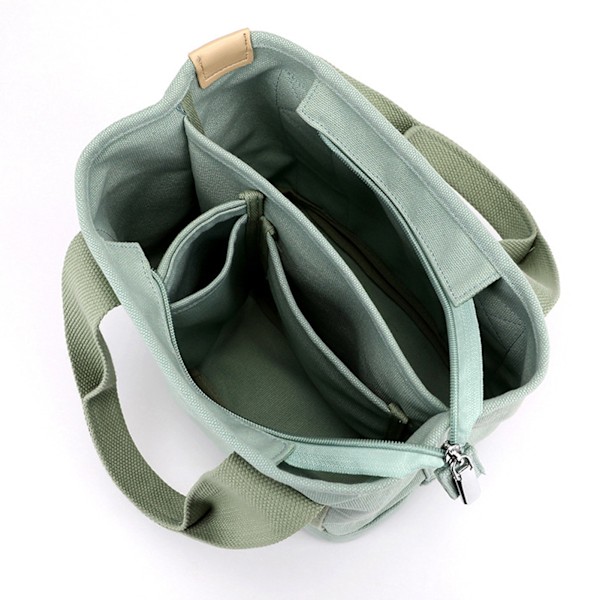 Romslig Tote Bag med Flere Lommer for Kvinner - Ideell for Arbeid, Trening og Hverdagsbruk