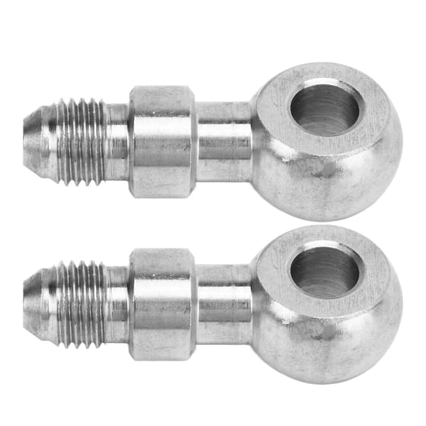 Rustfrit stål lige bremse Banjo Adapter Fitting 1 par Øje Banjo Adapter