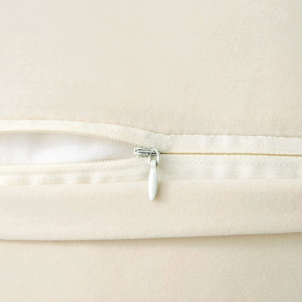 Paket med 2 Sammets-kuddfodral Pompom Dekorativa örngott Solida mjuka kuddfodral Med Poms Fyrkantig För Soffa Soffa Sovrum Bil 18x18tum Da 12 x20 Cream White