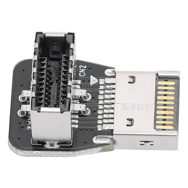 Etupaneeli TYPEE-sovitin Header PC-emolevy USB3.1 10G 90 asteen ohjauskyynärpäämuunnin PH74B