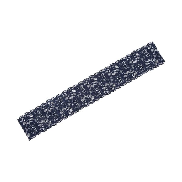 Kongeblå 6 cm Nylon Blondebånd Pynt Sikkert Klesplaggstilbehør