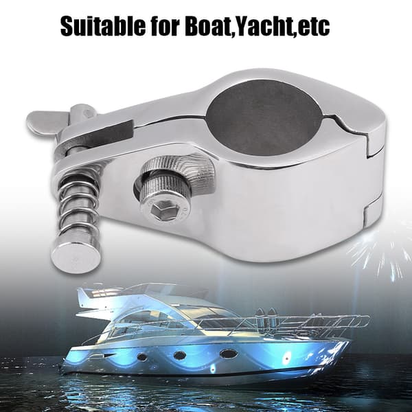 7/8 tommer rustfrit stål marinebåd kæbe glide hængslet Bimini top hardware fitting
