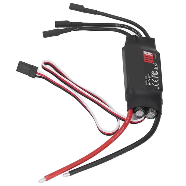 40A børsteløs ESC hastighetskontroller 5V 3A BEC for RC helikopter Quadcopter sveiset 3,5 mm bananplugg