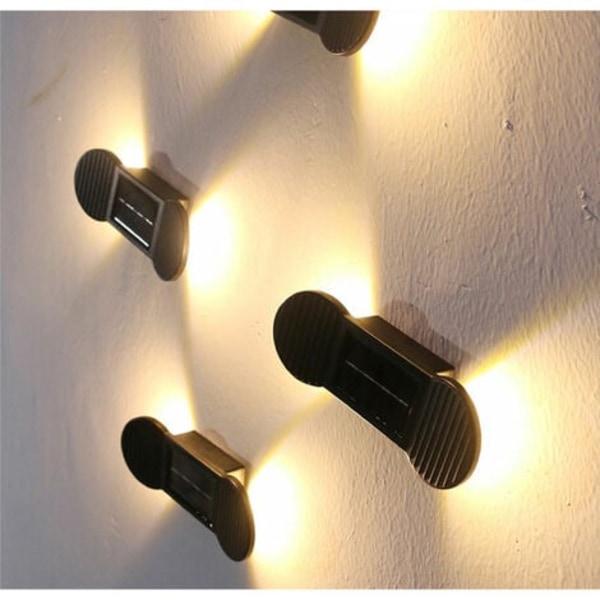 Utomhus Solar Lanterns Lamp, 2LED Wish Light