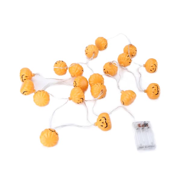 Halloween LED Pumpa Ljusslinga Inomhus Högtids Dekorativ Lykta Medium
