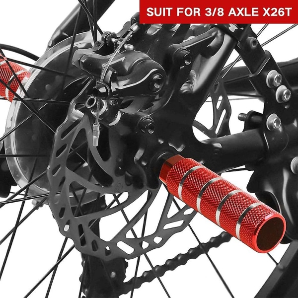 8mm cykelpinde aluminium skridsikre Bmx pinde Universal,1 par fodpinde Stuntpedal,sportstilbehør til mountainbike,bmx,landevejscykel,mtb