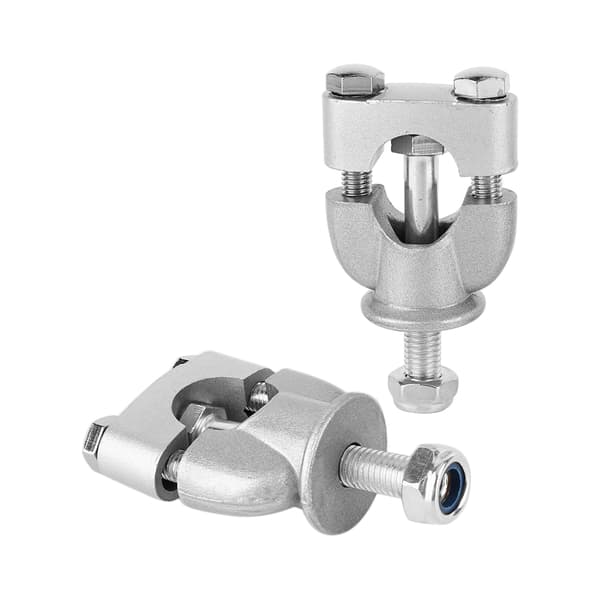 7 8 Tum 22mm Silver Styrefäste Riser Clamp För ATV Motorcykel