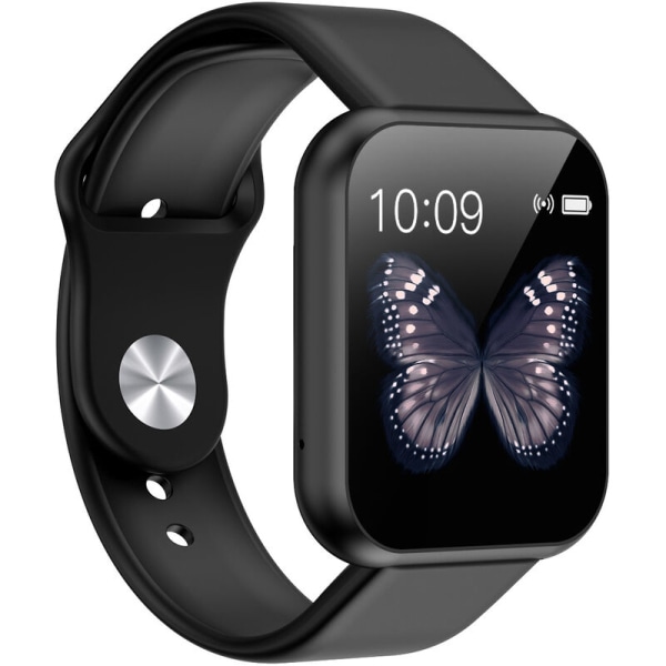 Sort Bluetooth Call Bluetooth Call Smart Watch HD Puls Blodtryk Trænings Skridttæller