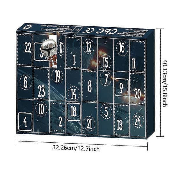 2025 Jul Star Wars Figur Adventskalender - 24 Dagars Nedräkning Docka Blind Box, Barn Överraskningspresent