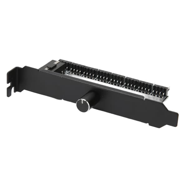 12V 3Pin 4Pin 8-kanals blæserhastighedsregulator med knap til computer CPU-kabinet IDE-interface