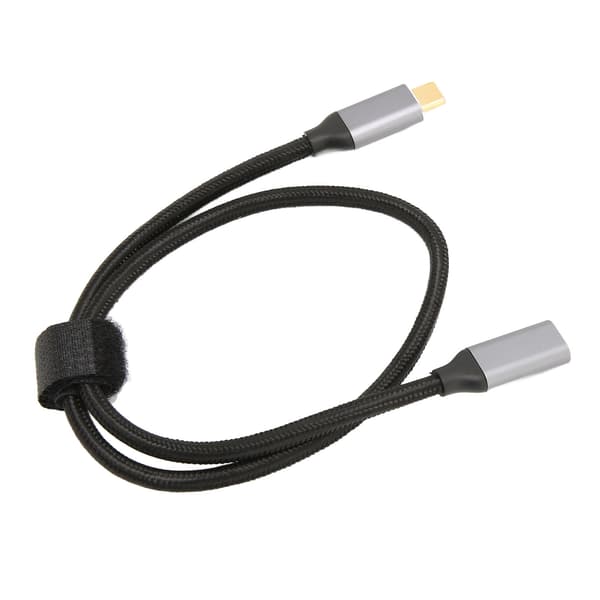 USB C Forlængerkabel 10Gbps Data Synkronisering 100W PD 4K 60Hz Video E Marker Chip 0.5m