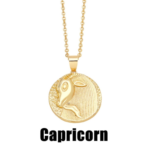 Halsband Vintage Zircon Constellation Modesmycken Ac8505 Capricorn