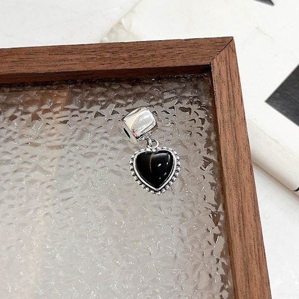 Riipus 925 hopeakorut Heart Stud muotikorut Ac8194