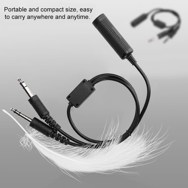 David Clark AVCOMM U174 Helikopter Headset Adapterkabel