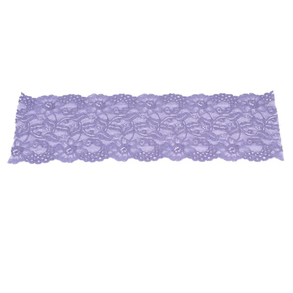 Blondebånd 17 cm bredt 10 meter elastisk trygt enkelt elegant klesplagg tilbehør blått
