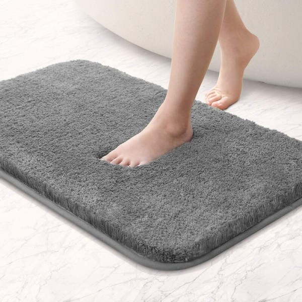 Pehmopaksutettu matto keittiön kynnysmatto (harmaa 60*90cm)，WC:hen, wc-tilaan jne.