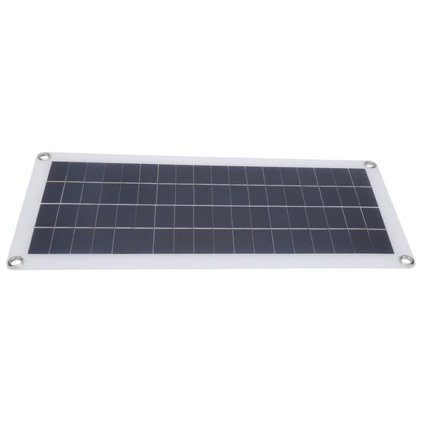 10W Polycrystalline Silisium Solcellepanel Dobbel Utgang Utendørs Camping Nødlader