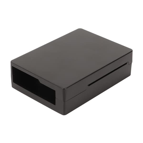 Aluminiumslegering Køleplade Kølekasse Multiple Interfaces til Raspberry Pi 4B Sort