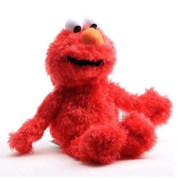 Sesame Street Cookie Monster blå og rød Elmo plysfigur Red