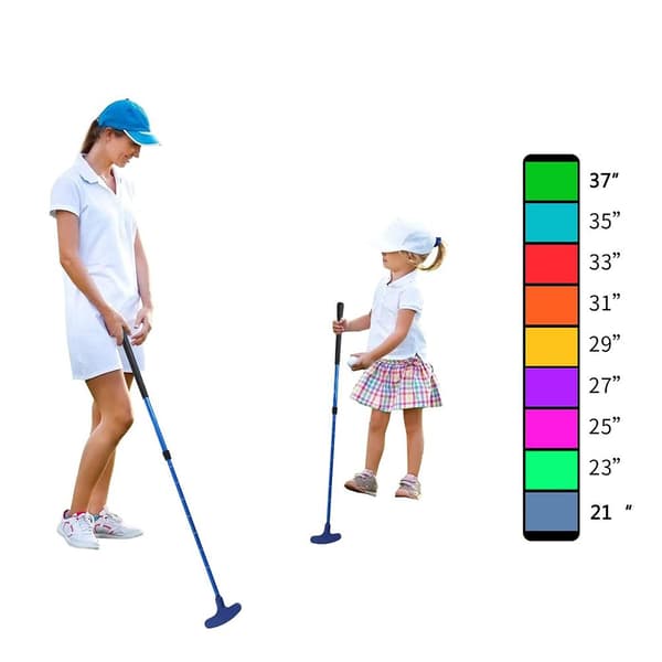 Män Barn Höger Vänster Hand Tvåvägs Miniputter Hopfällbar Putter