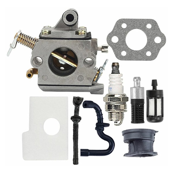 C1Q-S57B Förgasarsats för Stihl MS180 / MS170 / MS 170C / MS 180C / 017/018 Motorsågar C1Q-S57A Luftfilter Byte av tändstiftspackning 1130120 0603
