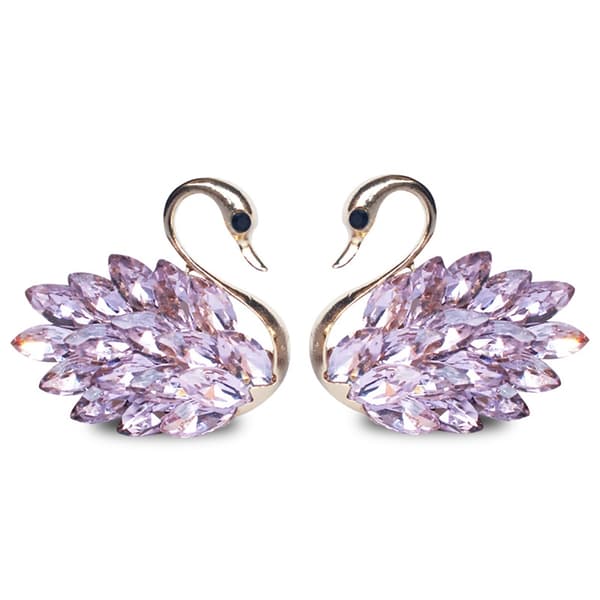 Krystallsvane Bil Luftventil Klips Rhinestone Duftspreder Luftfrisker