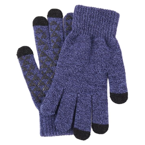 Varm berøringsskjerm, varm om vinteren, antiskli Navy blue
