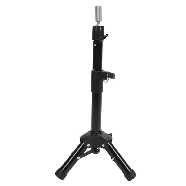 Sammenleggbart parykkstativ Tripod Legering Mannekeng Hodeholder Justerbar